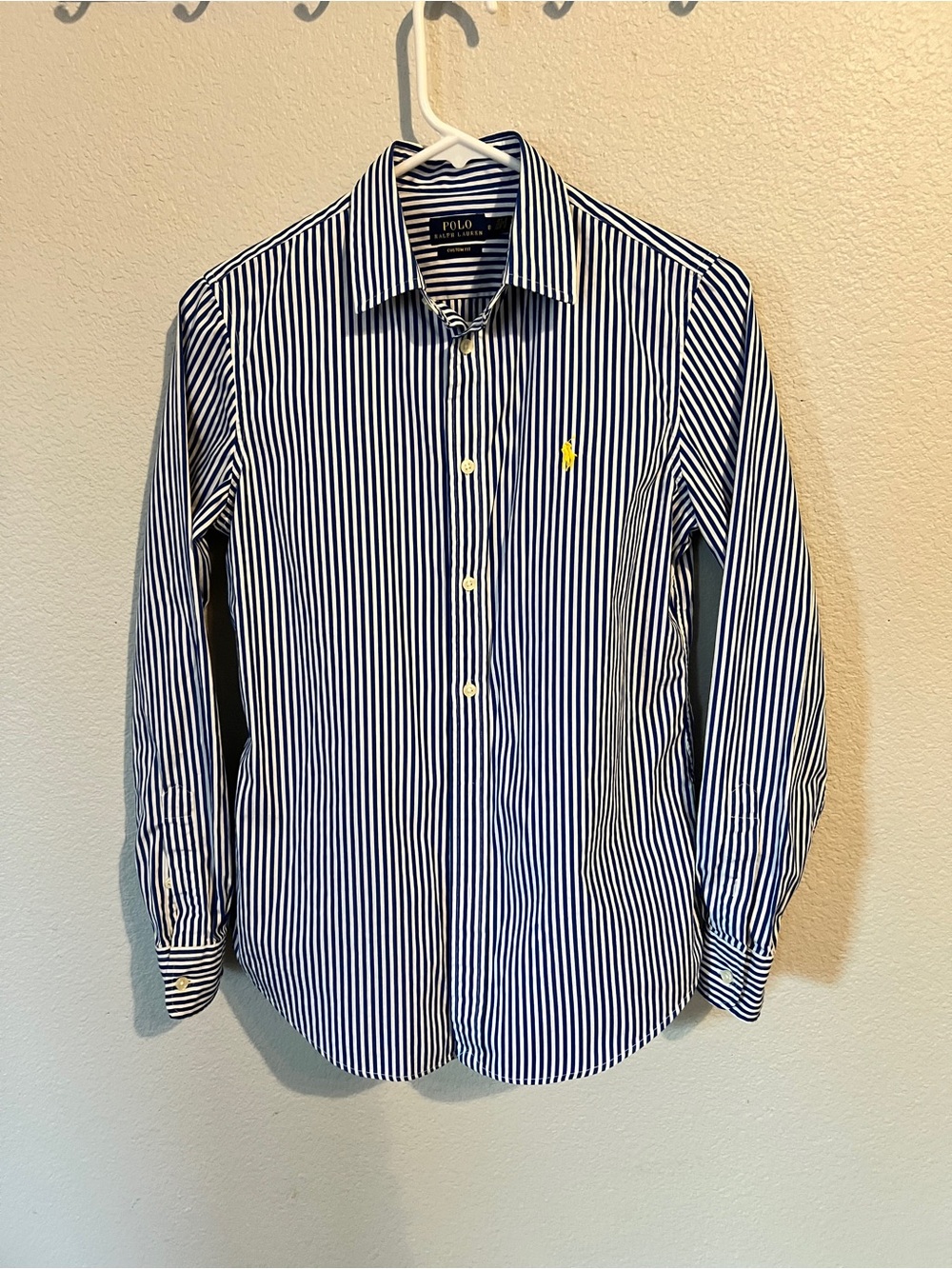 Polo by Ralph Lauren Blue & White Striped Button-Down Shirt